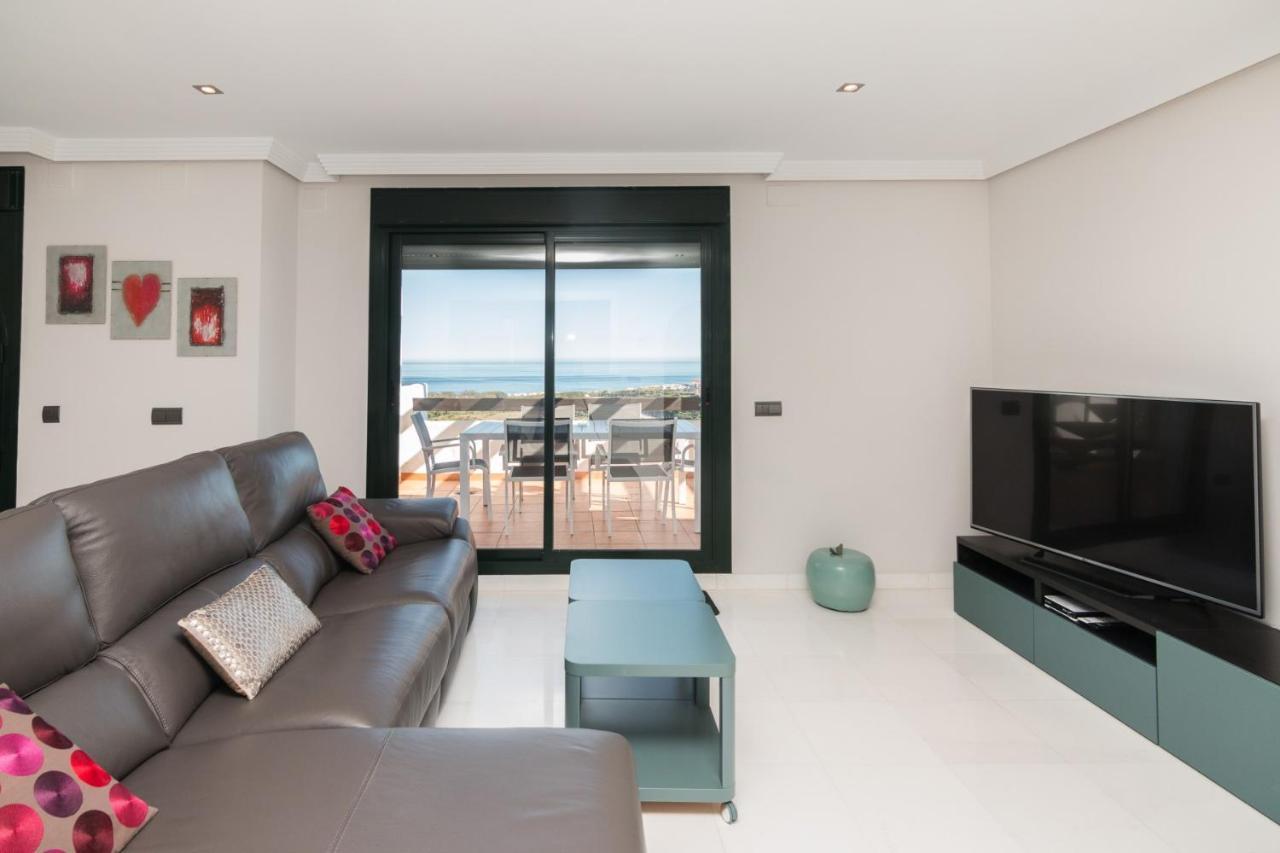 Апартаменти 2186-Luxury Sea View Penthouse In Casares Costa Екстер'єр фото